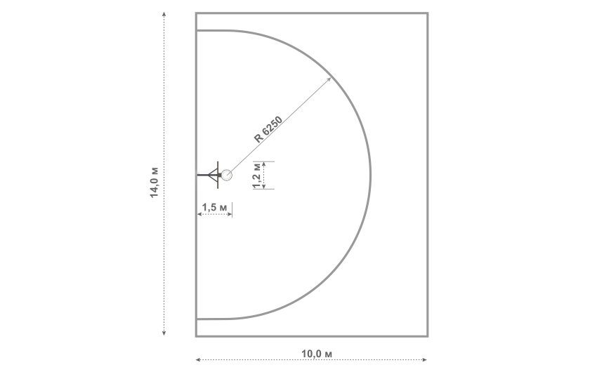 Баскетбольная стойка СП-11