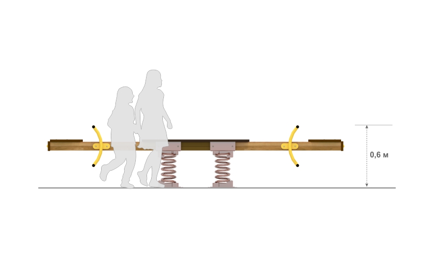 Качалка на пружине КЧ-13 Качалка на пружине КЧ-13