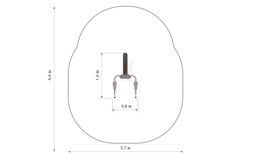 СП-03 Спортивный элемент "Подъем ног в упоре"