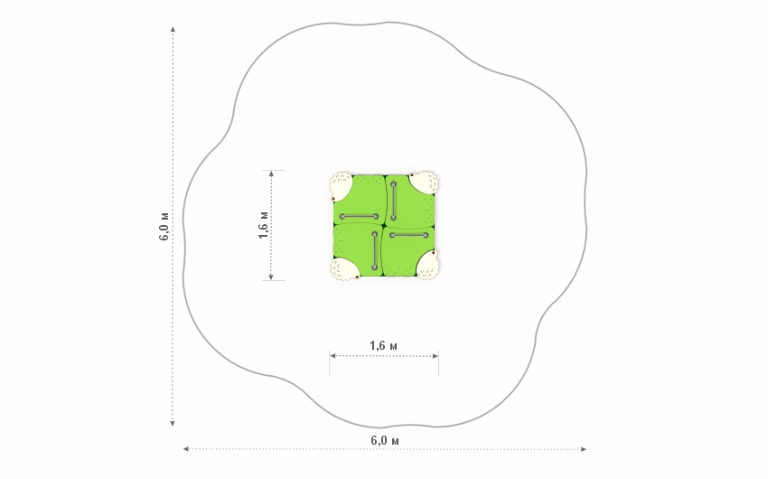 Песочница с крышкой миф-72