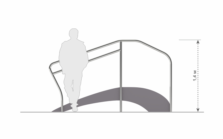 Горка с лестницей СП-30