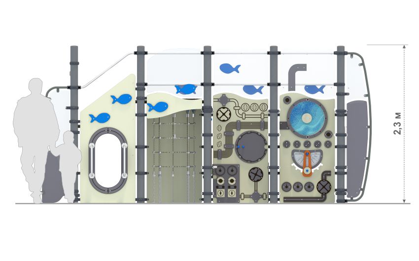 Игровой комплекс "Подводная лодка" РП-11-01