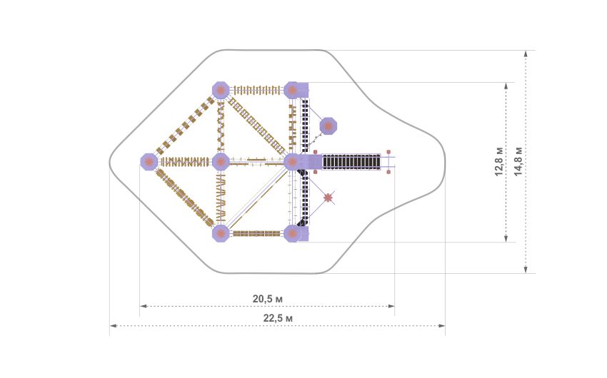 Канатный парк КПЧ-10 "Монблан"