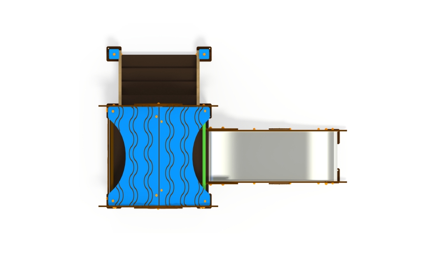 Горка с крышей МИФ-Л-05