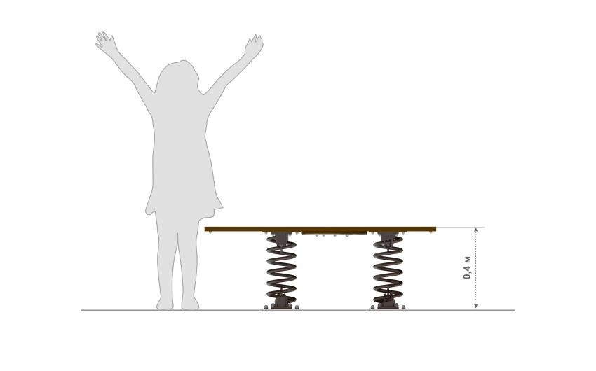 Качалка на пружине "Серфинг" КЧ-112 Качалка на пружине "Серфинг" КЧ-112