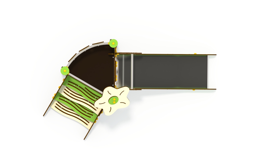 Горка малая «Заколдованный лес» ЗЛ-36