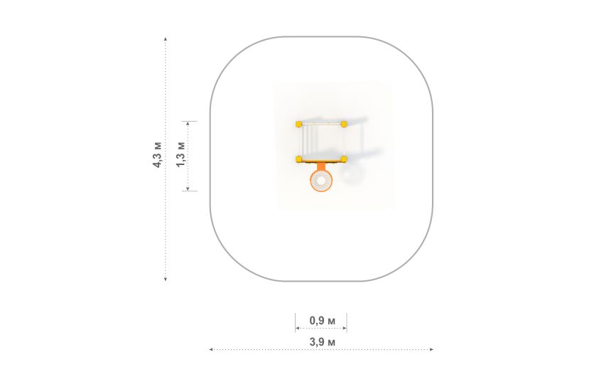 Мишень с баскетбольным кольцом ДС-35 Мишень с баскетбольным кольцом ДС-35