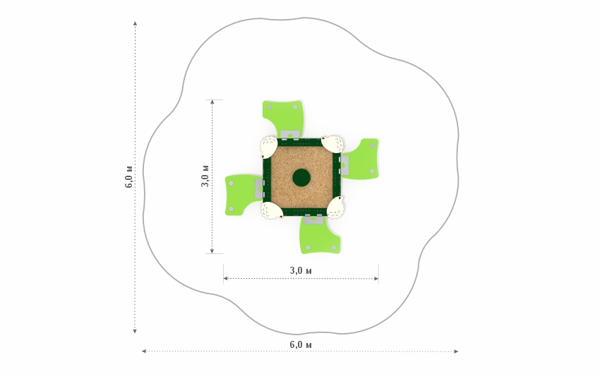 Песочница с крышкой миф-72