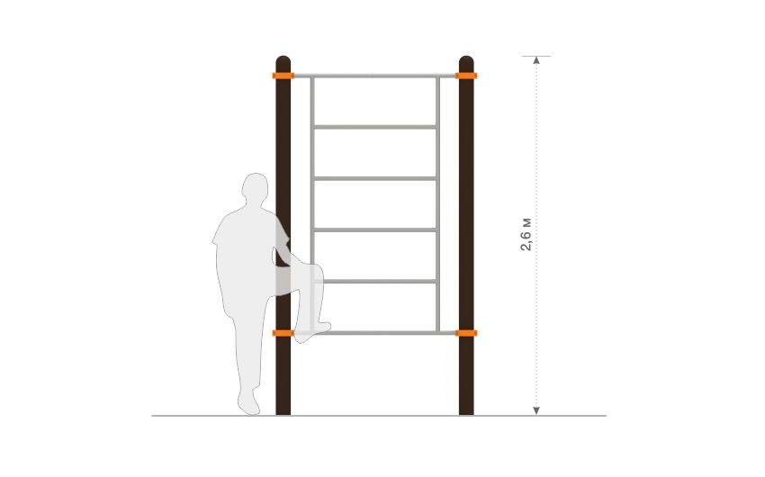 Шведская стенка ФТ-08
