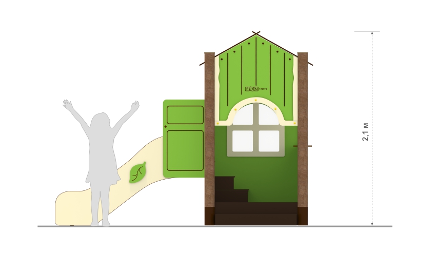 Игровой домик ЗЛ-35