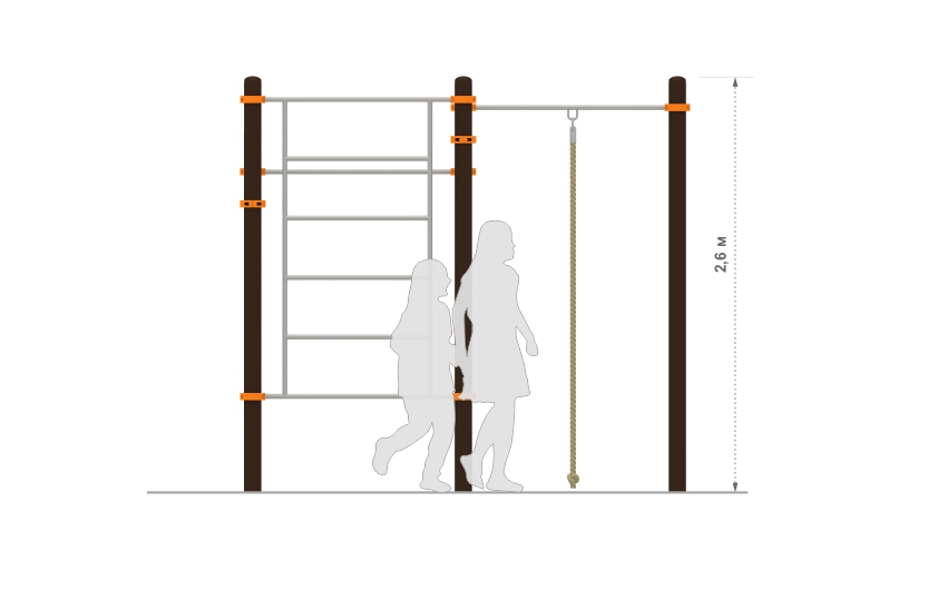 Комплекс для воркаута ФТ-20