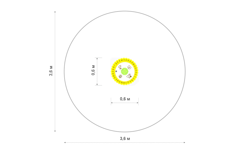 Развивающая панель «Алфавит» МИФ-86 Развивающая панель «Алфавит» МИФ-86