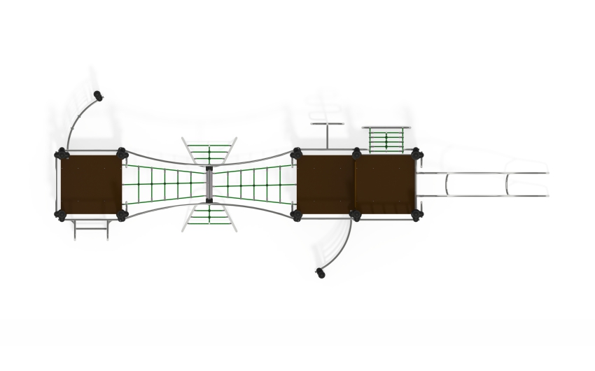 Детский игровой комплекс детской игровой площадки НЛ- 04