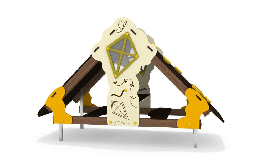 Игровой домик со скалодромом ДС-61