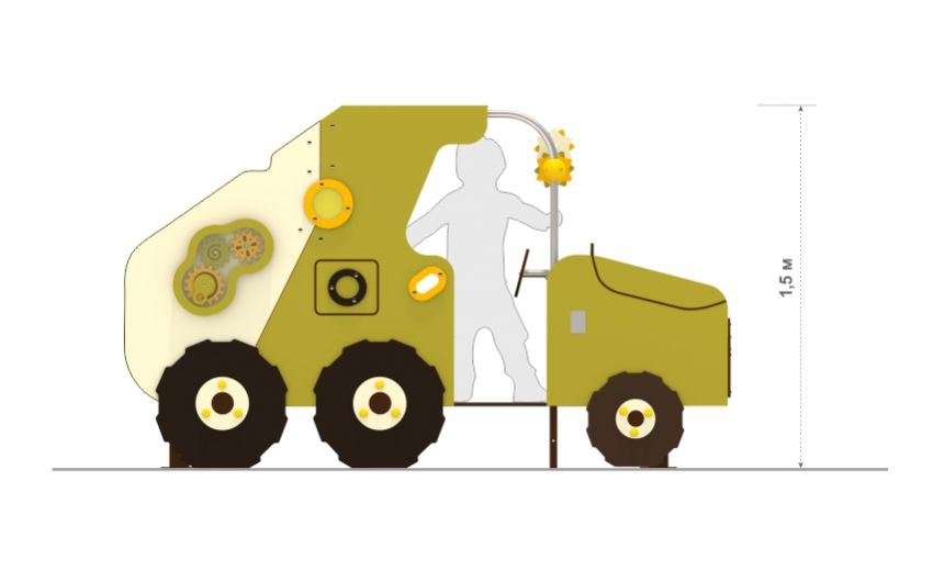 Игровой домик "Экомобиль" ДС-11 Игровой домик "Экомобиль" ДС-11