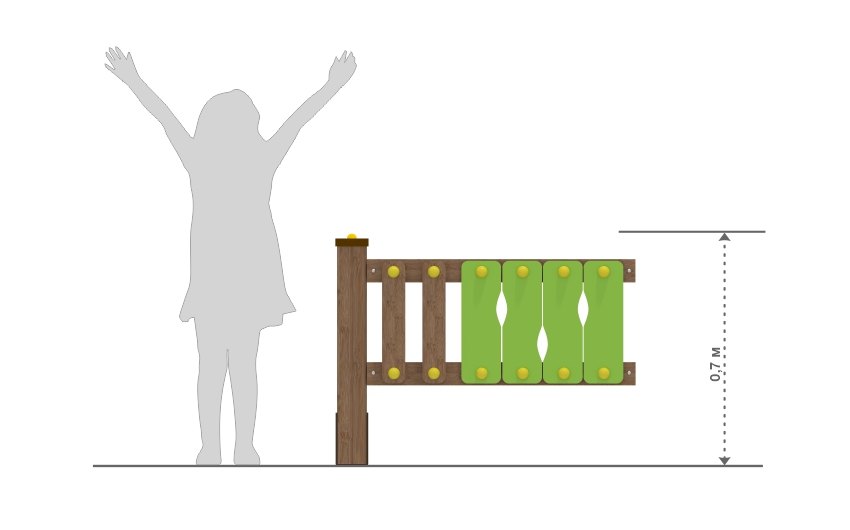 Забор(секция) «Заколдованный лес»	МФ-70-01