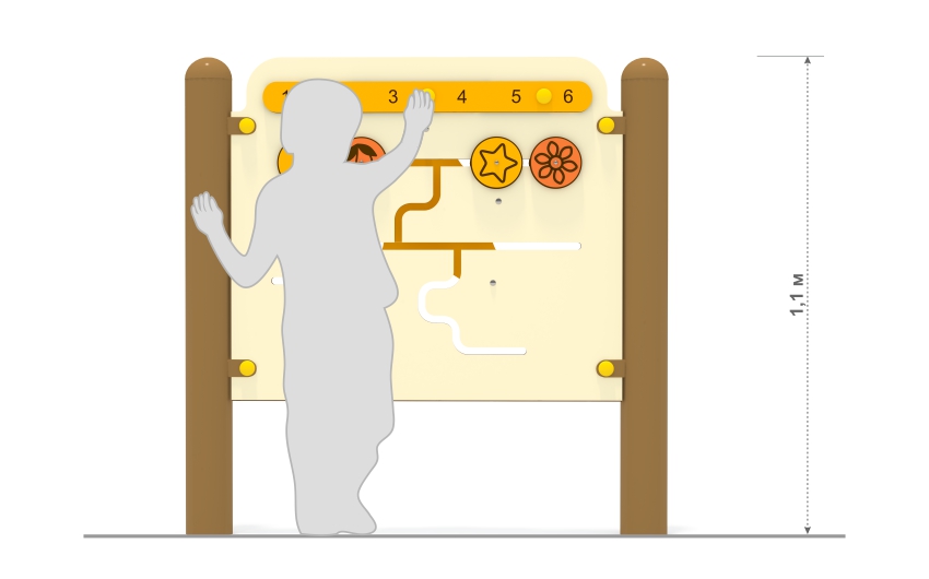 Развивающая панель МИФ-85