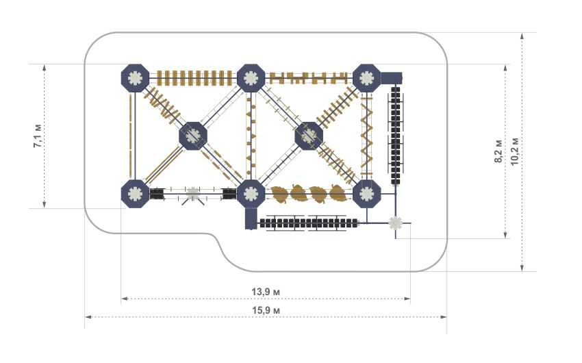 Канатный парк КПЧ-10 "Аляска"
