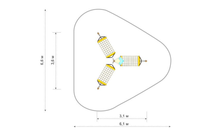 Комплекс с гамаками ИС-06