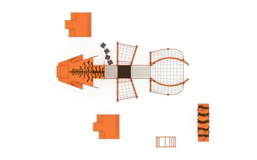Игровой комплекс "Саблезубый тигр" ЛП-01