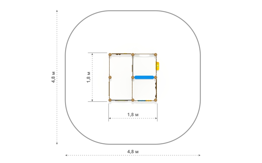 Лабиринт игровой малый МФ-50