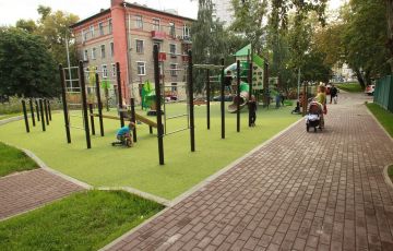 Площадка Fun-terra в московском дворе — в местном СМИ