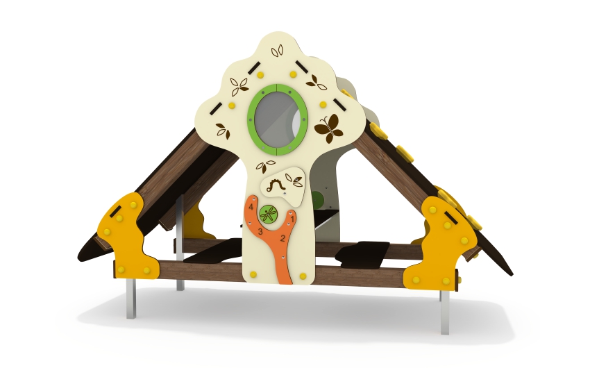 Игровой домик со скалодромом ДС-65