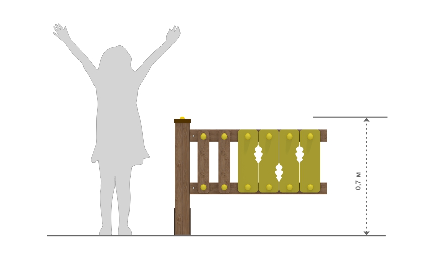 Забор(секция) «Шервуд»	МФ-70-02