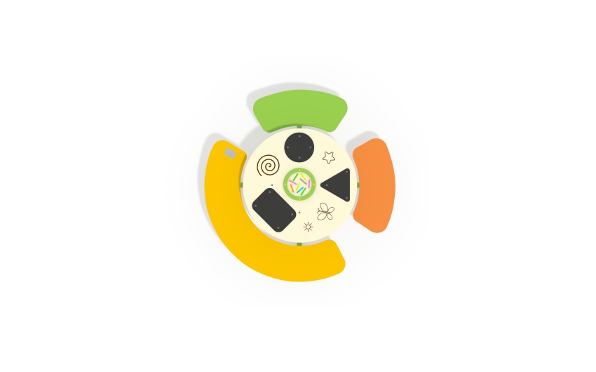 Столик детский с меловой доской	МФ-52