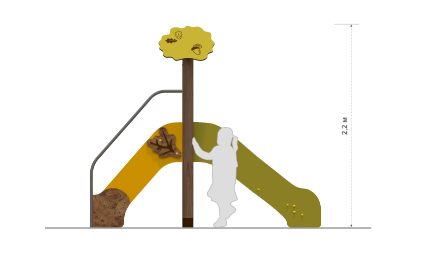 Горка средняя «Шервуд» ШЛ-08