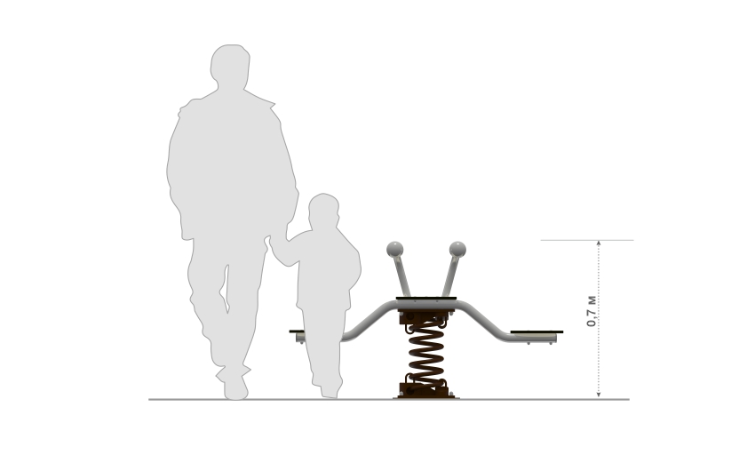 Качалка на пружине КЧ-122