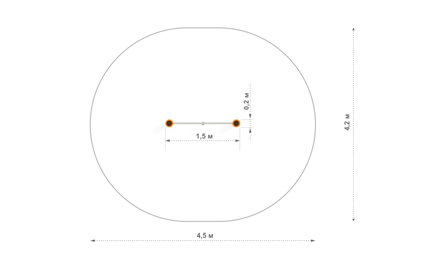 Турник с канатом ФТ-07 Турник с канатом ФТ-07