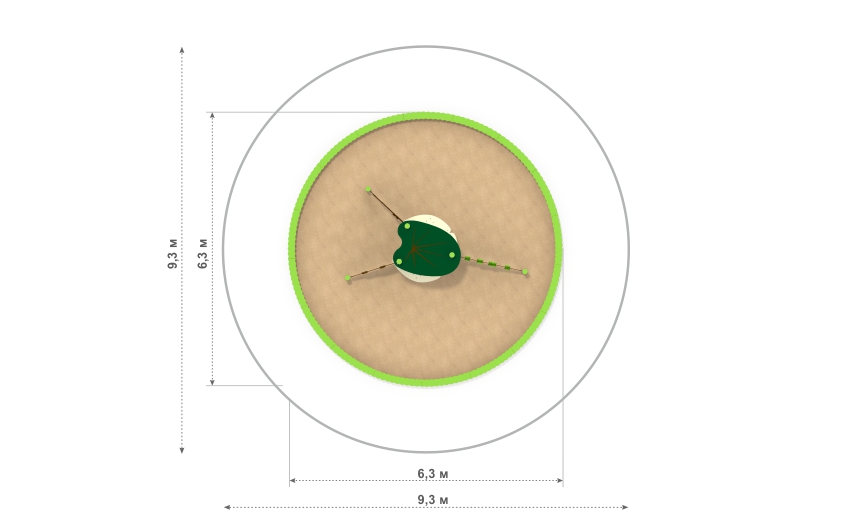 Игровой домик ЗЛ-33-01