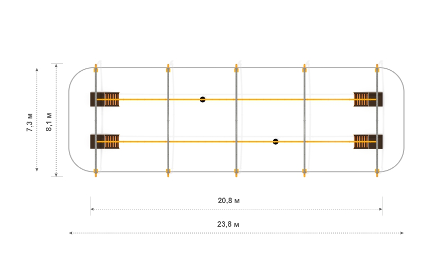 Монорельс «КИНЕТИКА» МР-2-1
