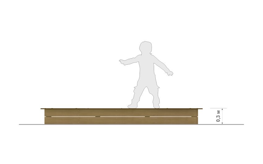 Песочница средняя ДС-41 Песочница средняя ДС-41