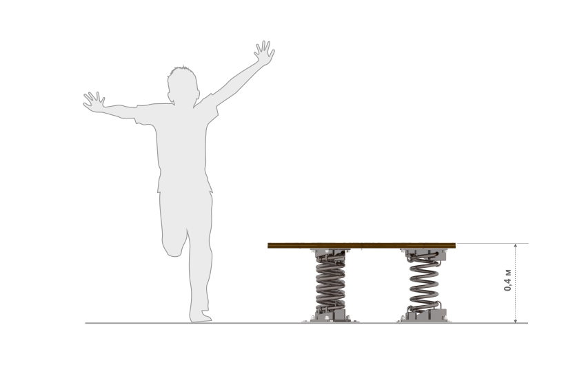 Качалка на пружине КЧ-124