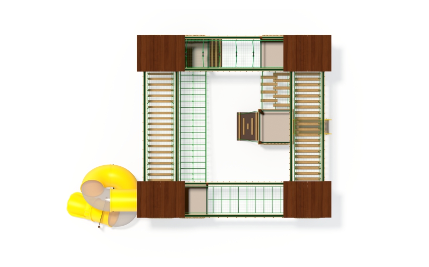 Площадка на сваях