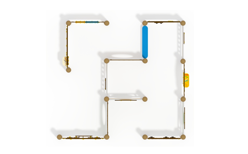 Лабиринт игровой средний 	МФ-50-01