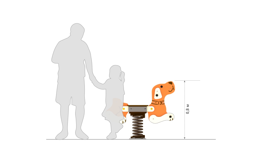 Качалка на пружине КЧ-106