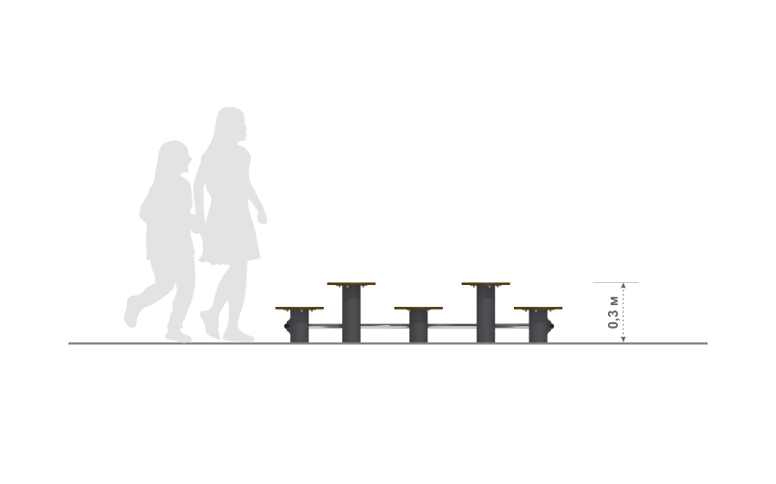 Детский игровой комплекс детской игровой площадки НЛ- 08