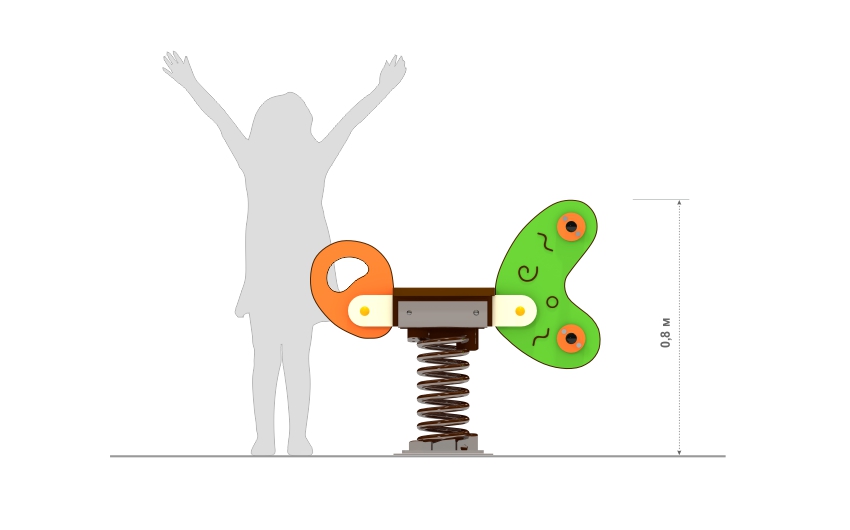 Качалка на пружине КЧ-117 Качалка на пружине КЧ-117