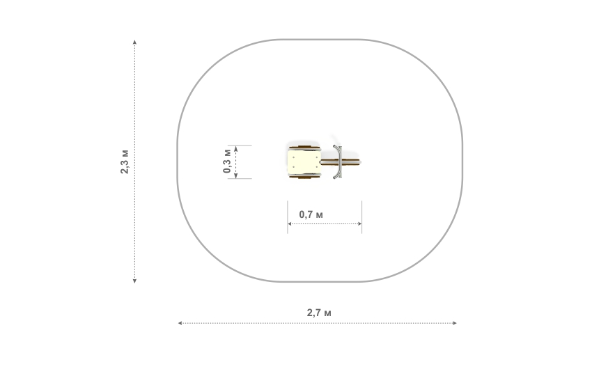 Качалка на пружине "Велосипед" КЧ-121 Качалка на пружине "Велосипед" КЧ-121