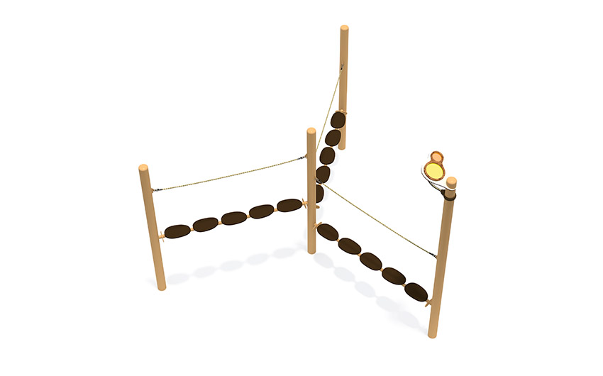 Детский игровой комплекс детской игровой площадки ЭКО-08