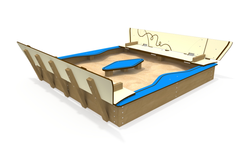 Песочница с крышкой ДС-40