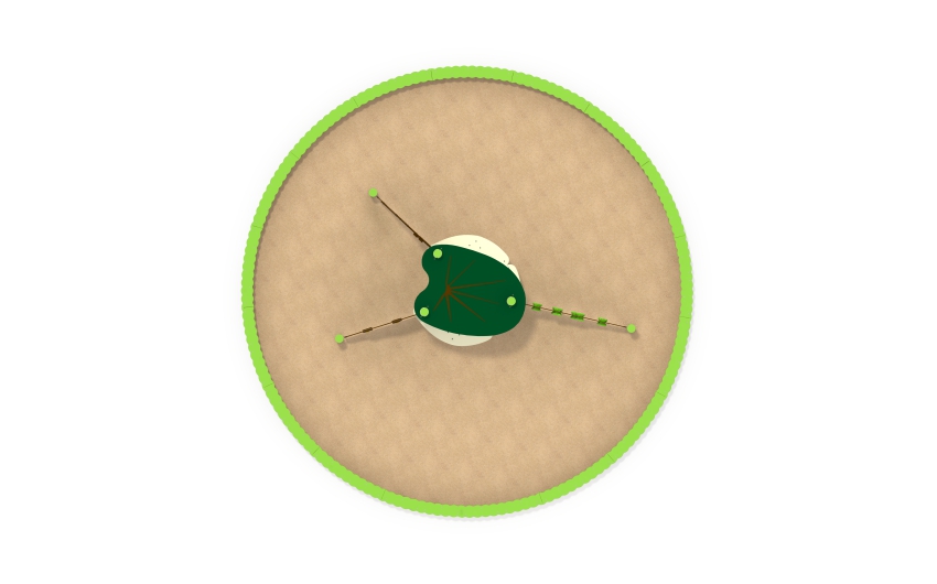 Игровой домик ЗЛ-33-01