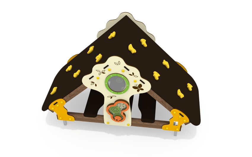 Игровой домик со скалодромом ДС-65