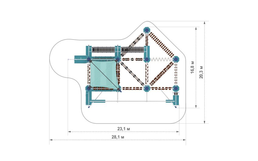 Канатный парк КПЧ-20 "Бриз"