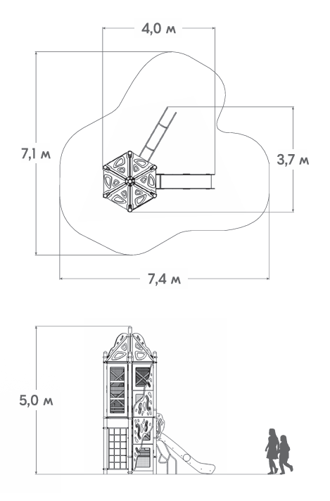 Схема Игровой комплекс БК-03