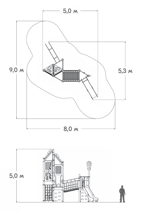 Схема Игровой комплекс БК-04