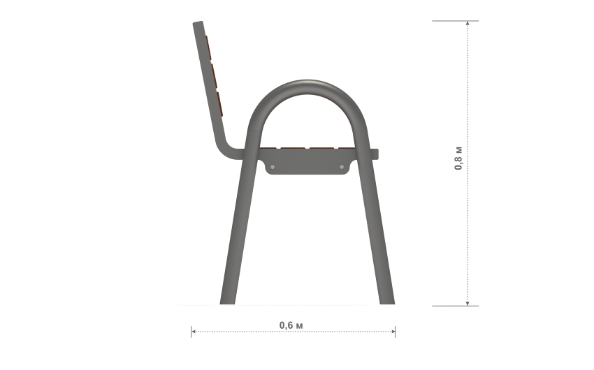 Схема Скамья «Турин» Т100
